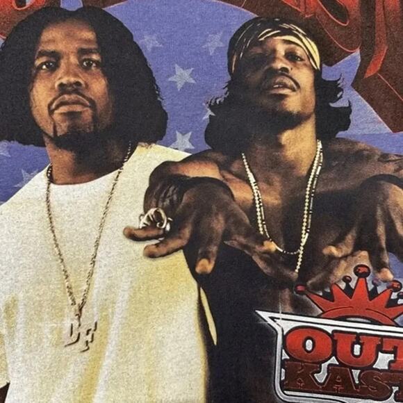 Outkast Official Stankonia Rap Album Graphic Band T-Shirt Purple Men’s XXL - Picture 5 of 8